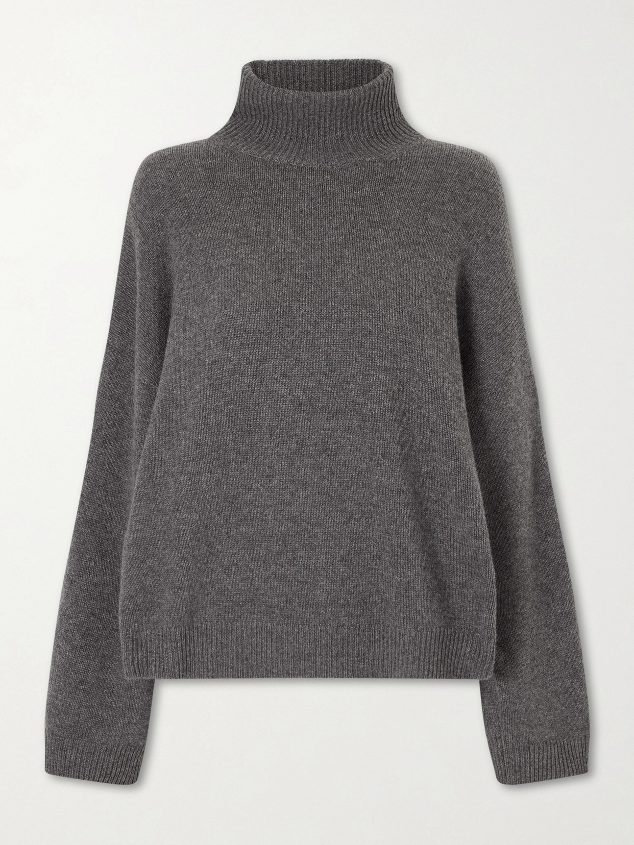 Brunello Cucinelli Cashmere Turtleneck Sweater In Gray