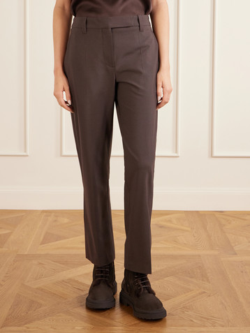 Brunello Cucinelli Tapered wool-blend pants