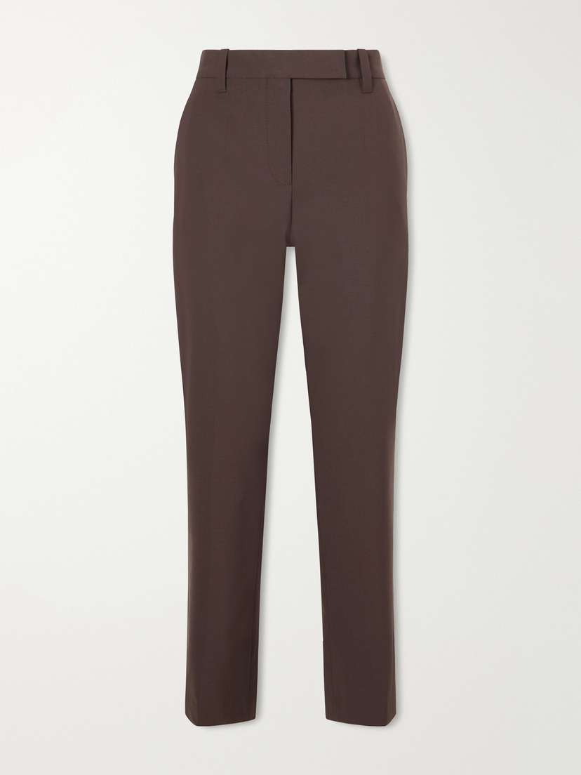 Brunello Cucinelli Tapered Wool-blend Pants | Thumbnail 6 Brunello Cucinelli Tapered Wool-blend Pants | Thumbnail 6