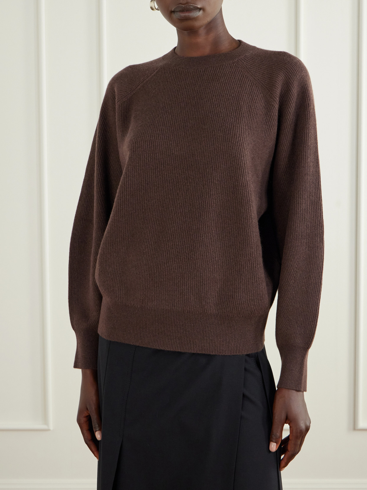 Ribbed Cashmere Sweater