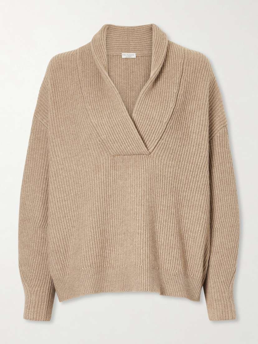Brunello Cucinelli Ribbed-knit Cashmere Sweater
