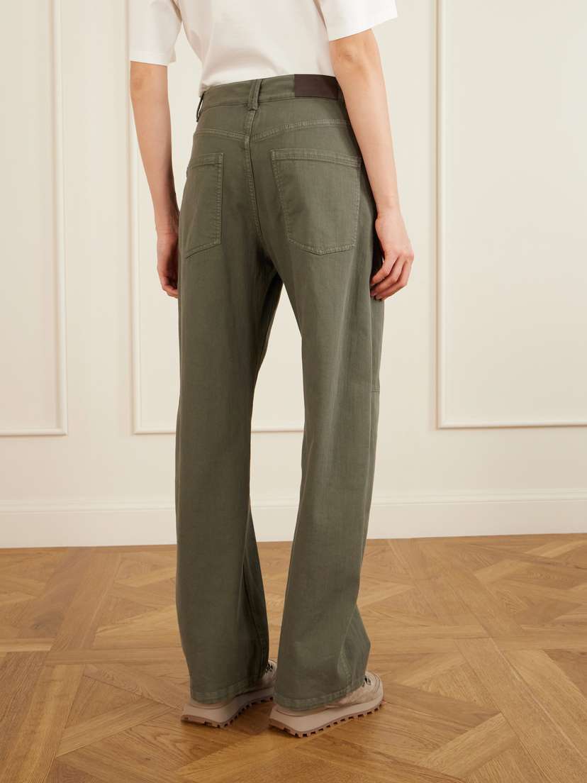 Brunello Cucinelli High-rise Wide-leg Jeans | Thumbnail 4