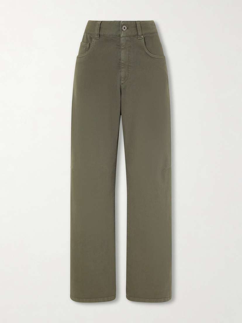 Brunello Cucinelli High-rise Wide-leg Jeans