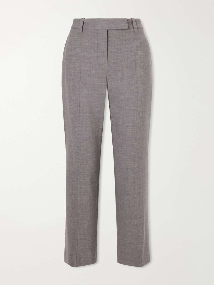 Brunello Cucinelli Tapered Wool-blend Straight-leg Pants | Thumbnail 5 Brunello Cucinelli Tapered Wool-blend Straight-leg Pants | Thumbnail 5