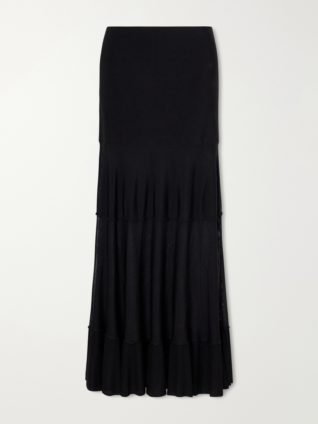 Altuzarra Gorrell Stretch-knit Maxi Skirt In Black