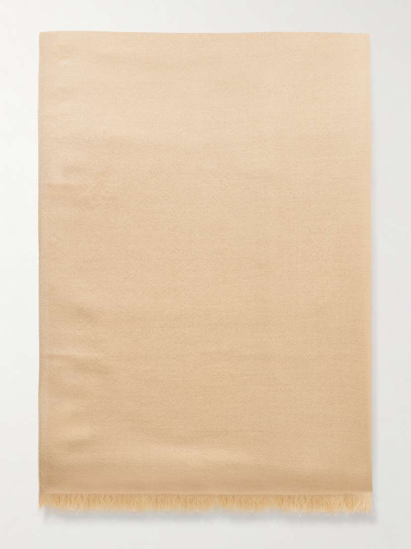 Brunello Cucinelli Karakorum Cashmere And Silk-blend Scarf