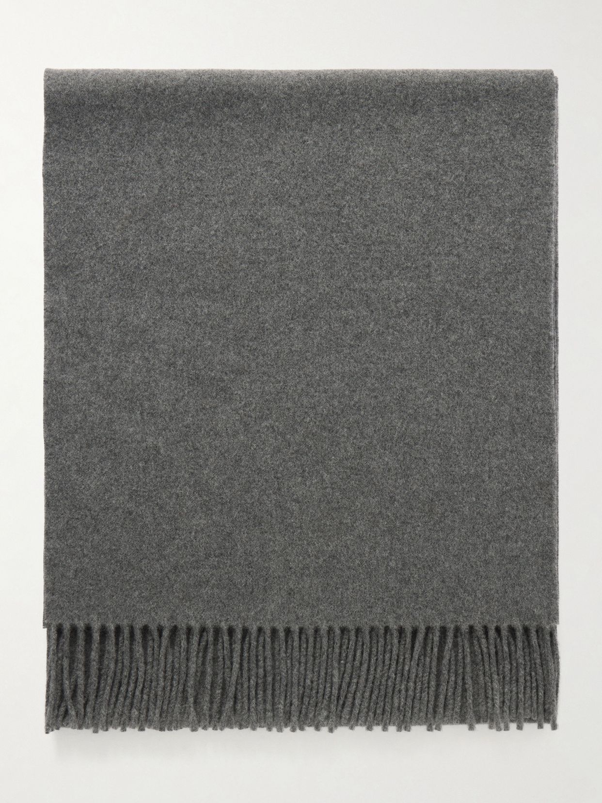 fringed cashmere scarf