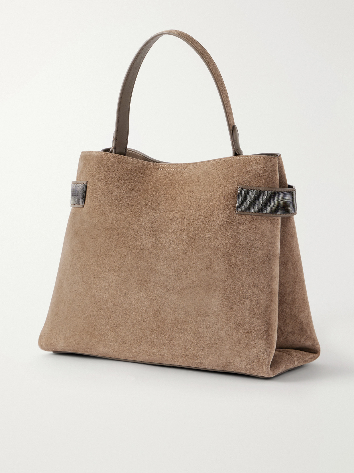Bead-Embellished Shoulder Bag