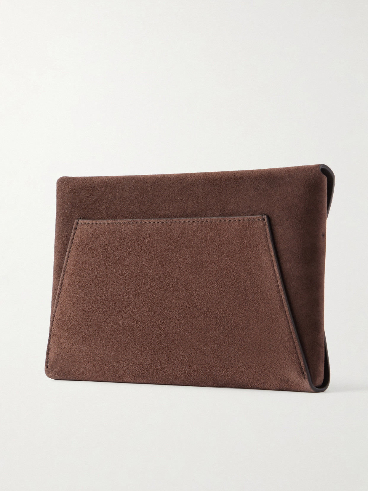 Brunello Cucinelli Envelope-style Mini Clutch In Brown