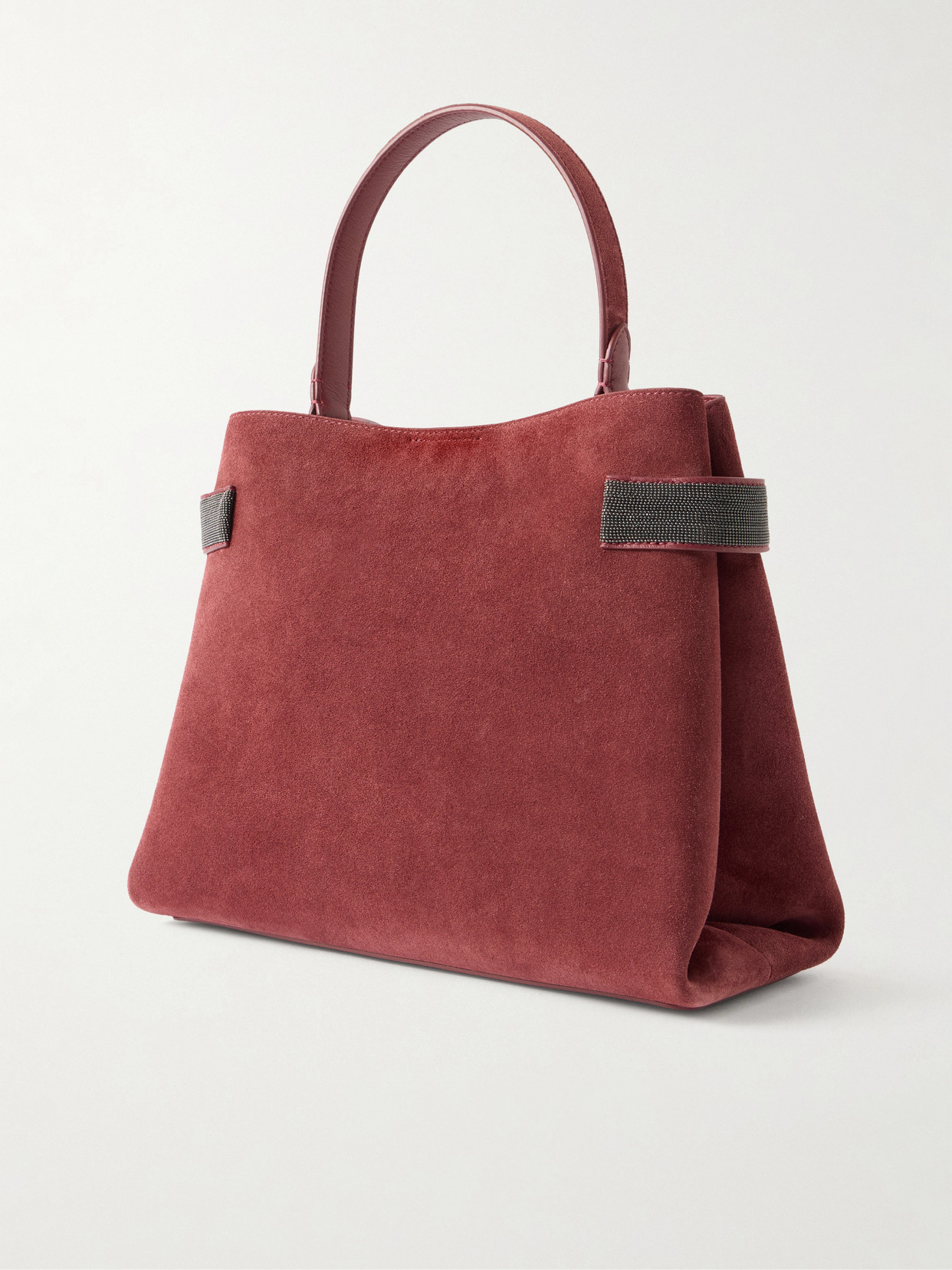 Bead-Embellished Shoulder Bag