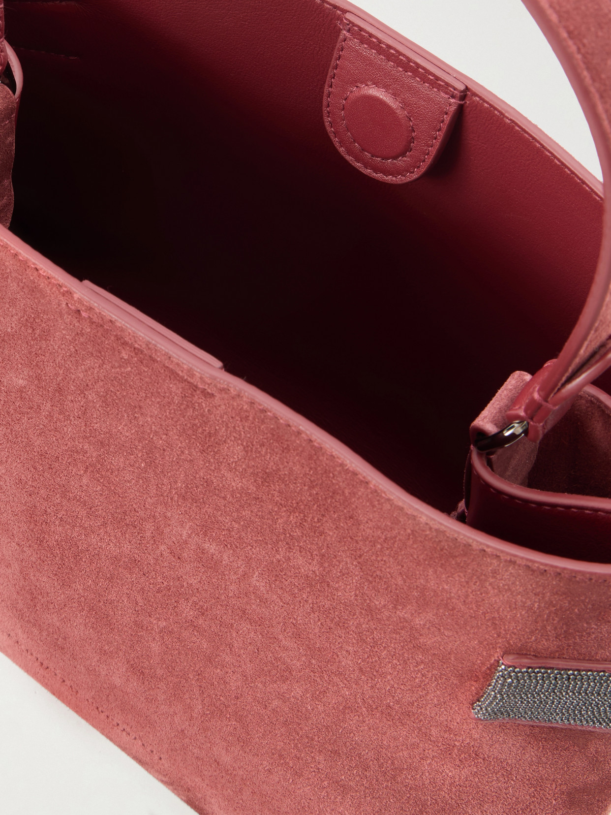 Bead-Embellished Shoulder Bag