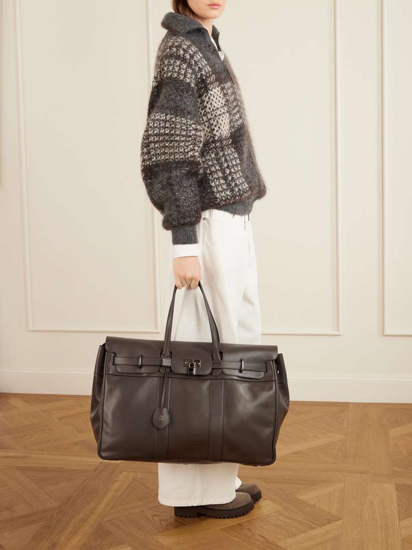 Brunello Cucinelli Leather Weekend Bag | Thumbnail 2 Brunello Cucinelli Leather Weekend Bag | Thumbnail 2