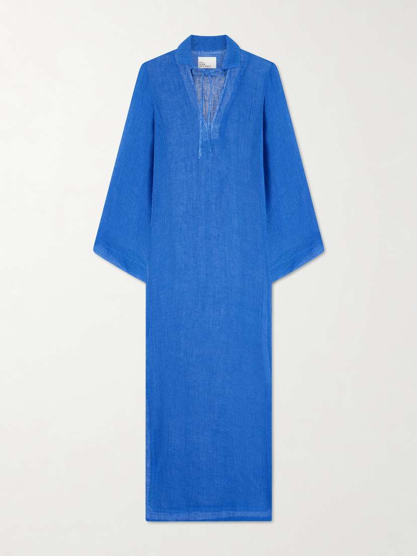 Lisa Marie Fernandez Linen-blend Coverup