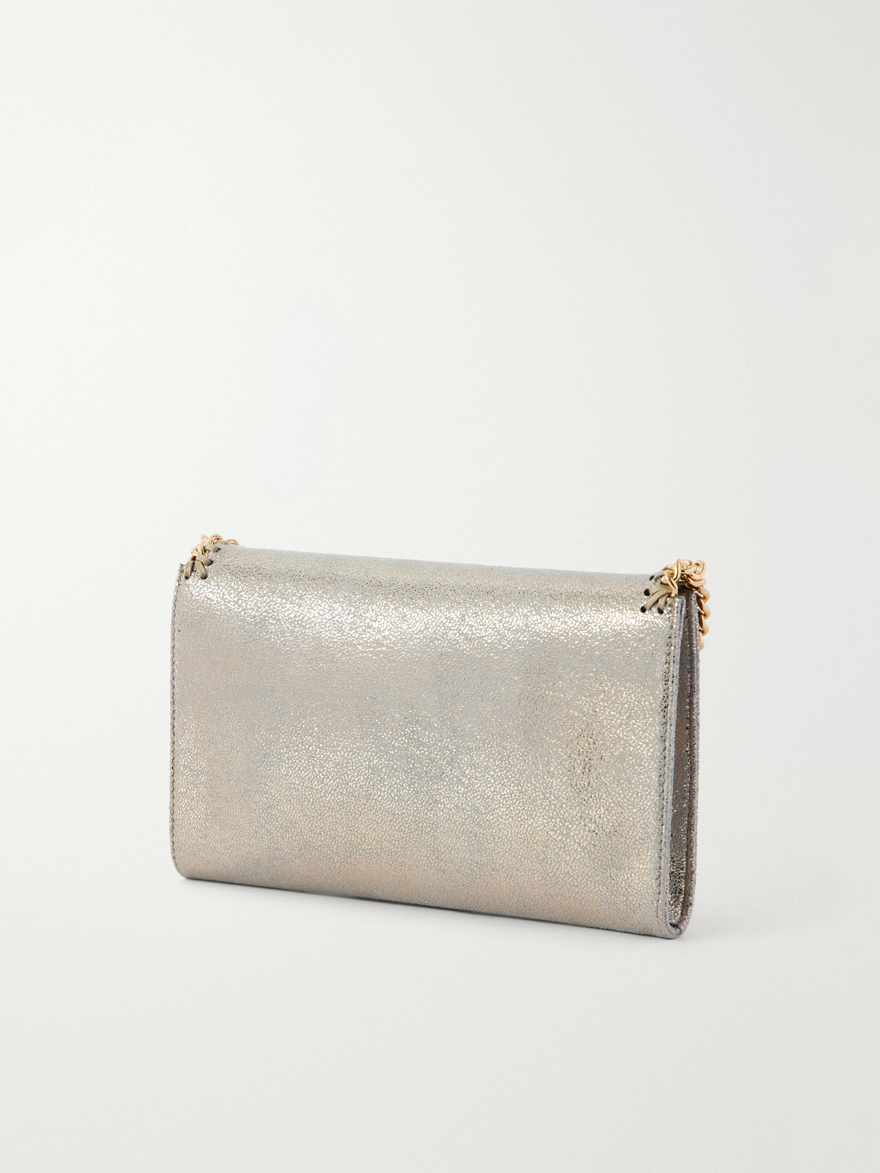 Falabella Mini Metallic Vegetarian Material Shoulder Bag