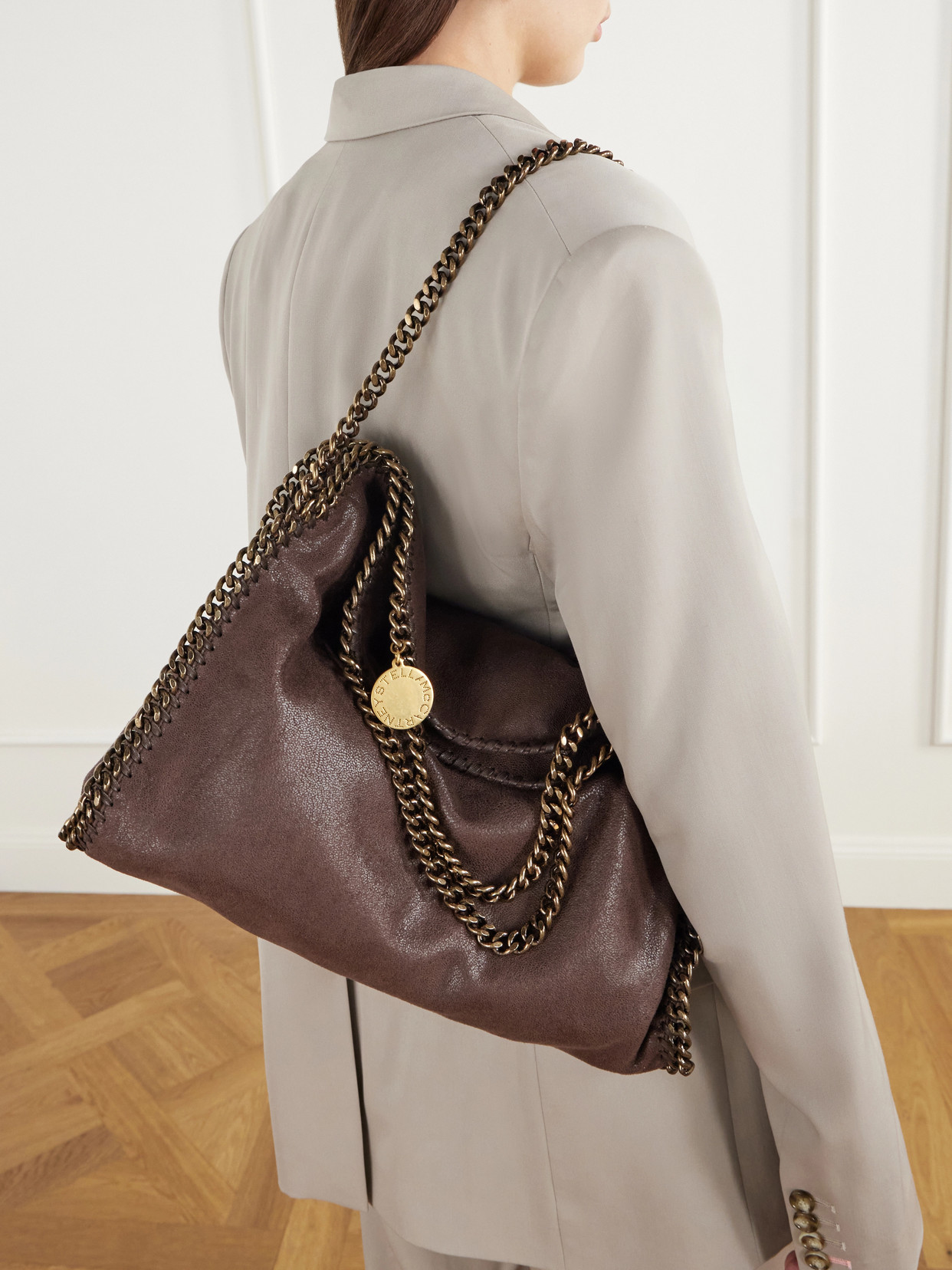 Falabella Medium Vegetarian Material Shoulder Bag