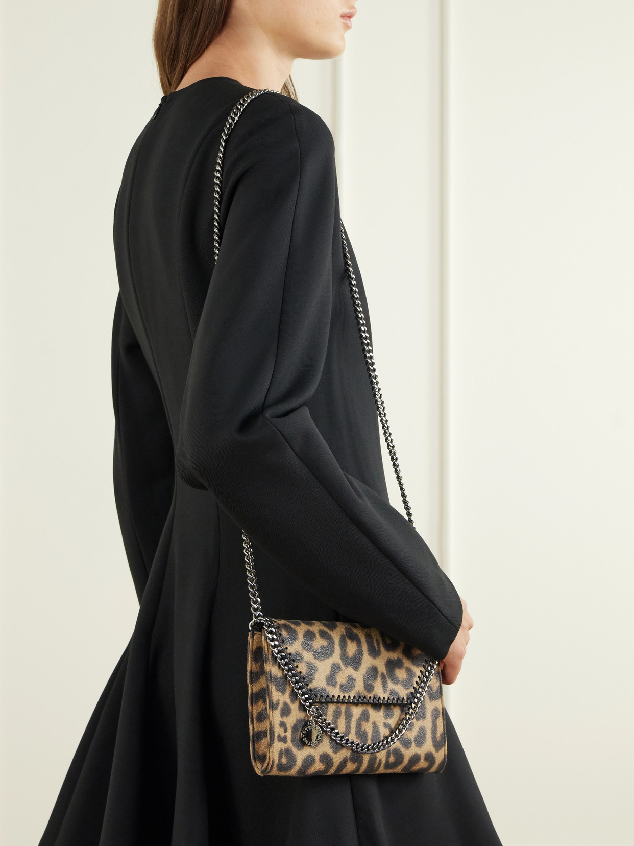 Falabella Leopard-Print Shoulder Bag