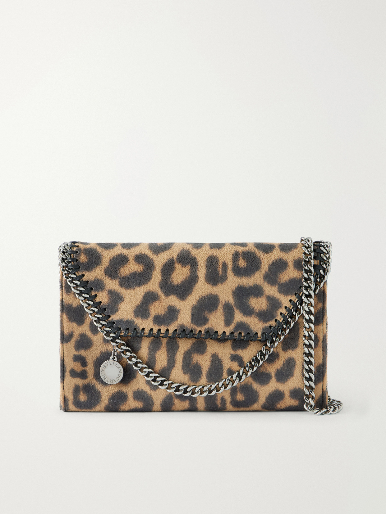 Stella Mccartney Falabella Leopard-print Shoulder Bag In Animal Print