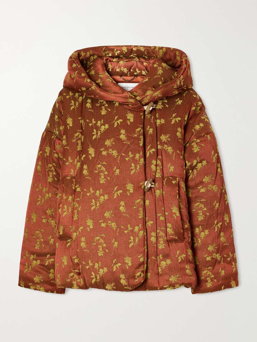 Dries Van Noten Hooded Padded Floral-jacquard Jacket | Thumbnail 5 Dries Van Noten Hooded Padded Floral-jacquard Jacket | Thumbnail 5