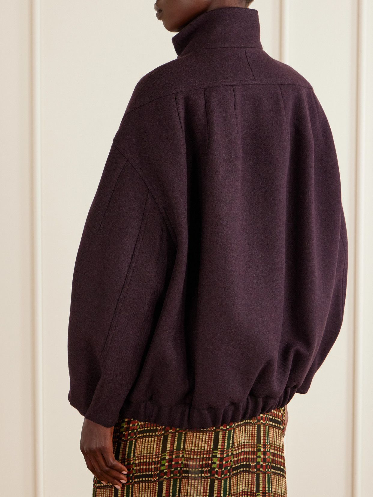 Wool-Blend Twill Jacket