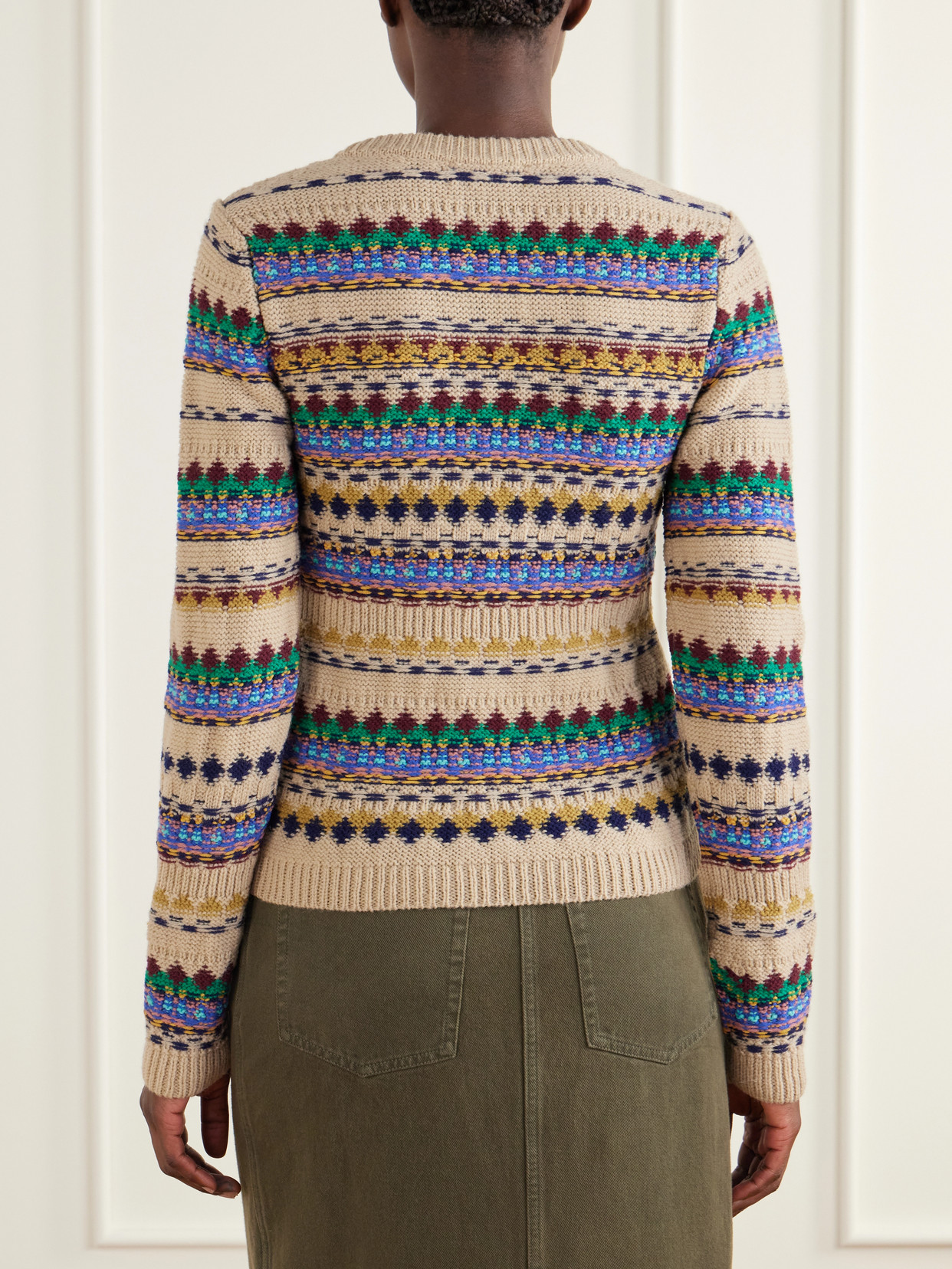 Intarsia-Knit Sweater