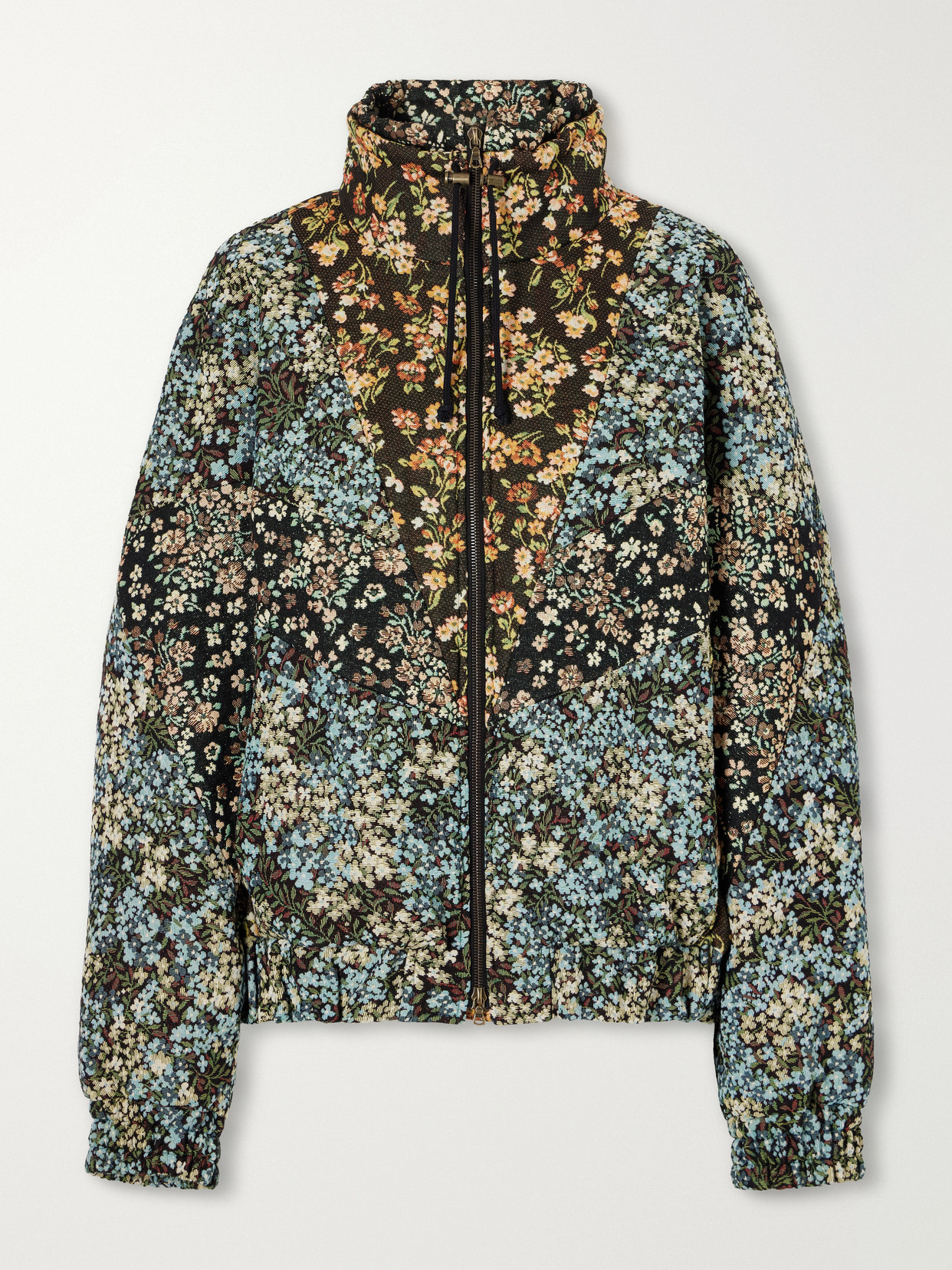Dries Van Noten Floral-jacquard Jacket In Multi