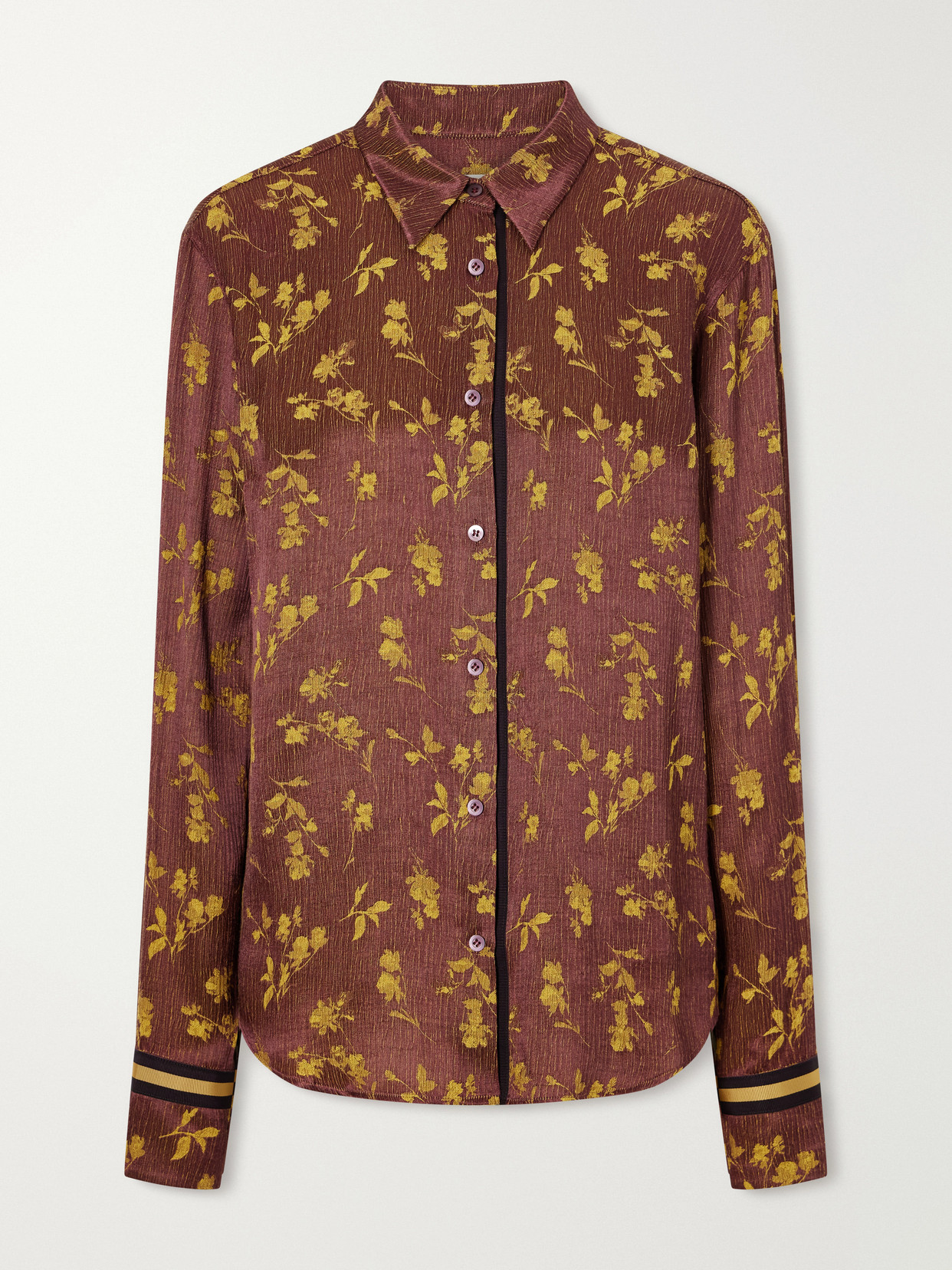 Floral-Jacquard Shirt