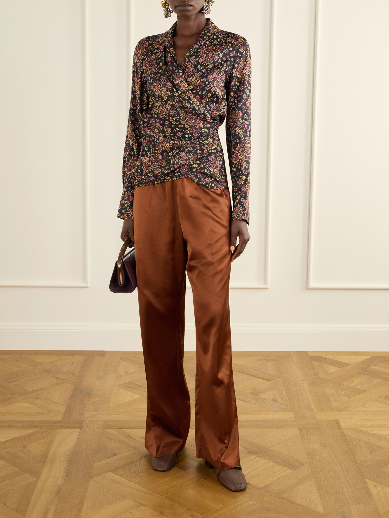 Floral-Jacquard Shirt