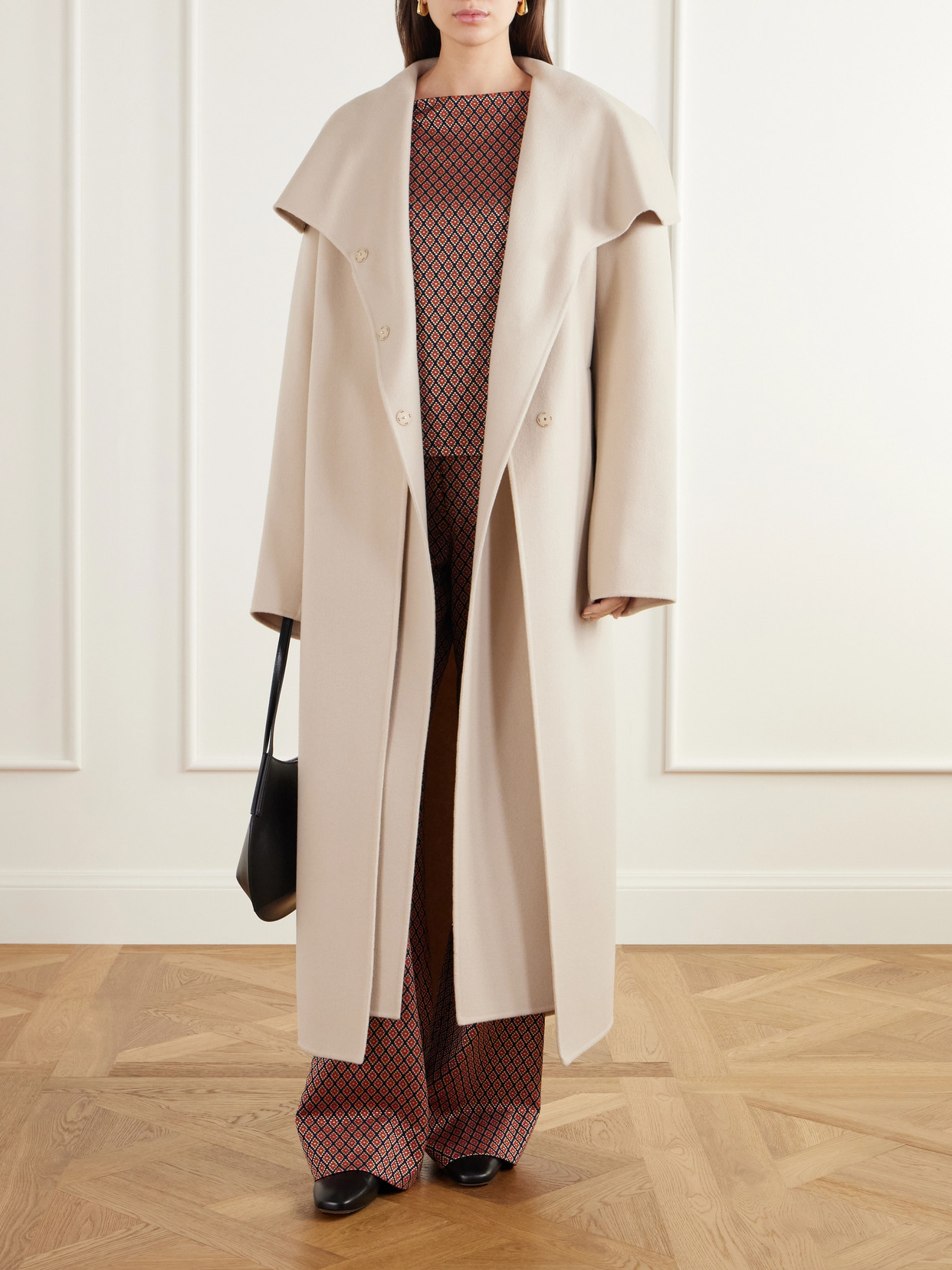 The April Boatneck Diamond-Jacquard Stretch-Jersey Top
