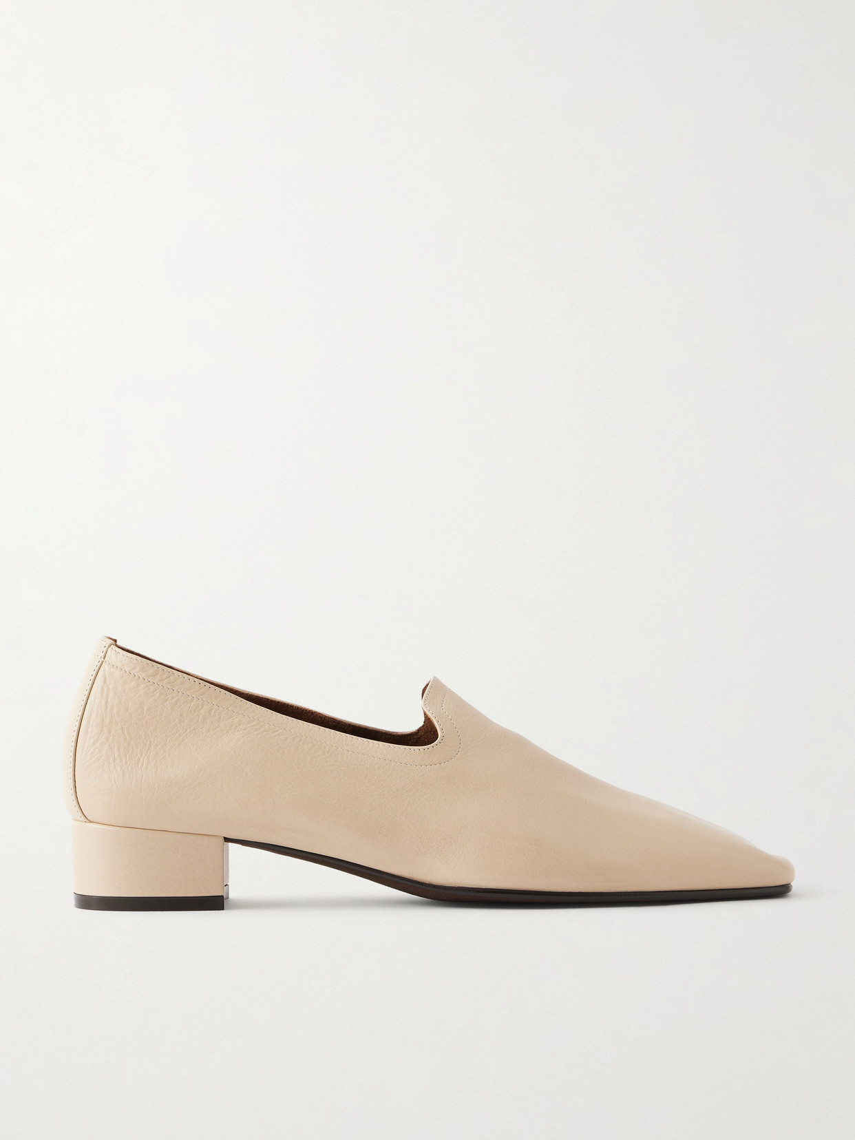 Herbert Levine Soft Touch 35 Leather Loafers In Neutrals