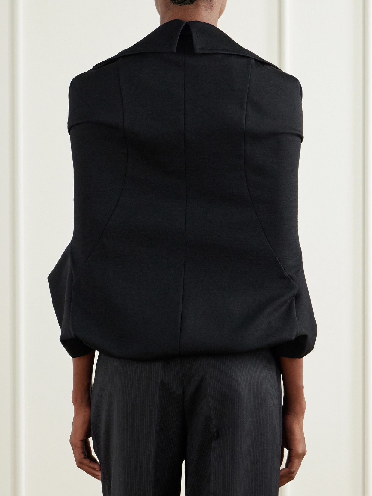 Wool-Blend Blouse