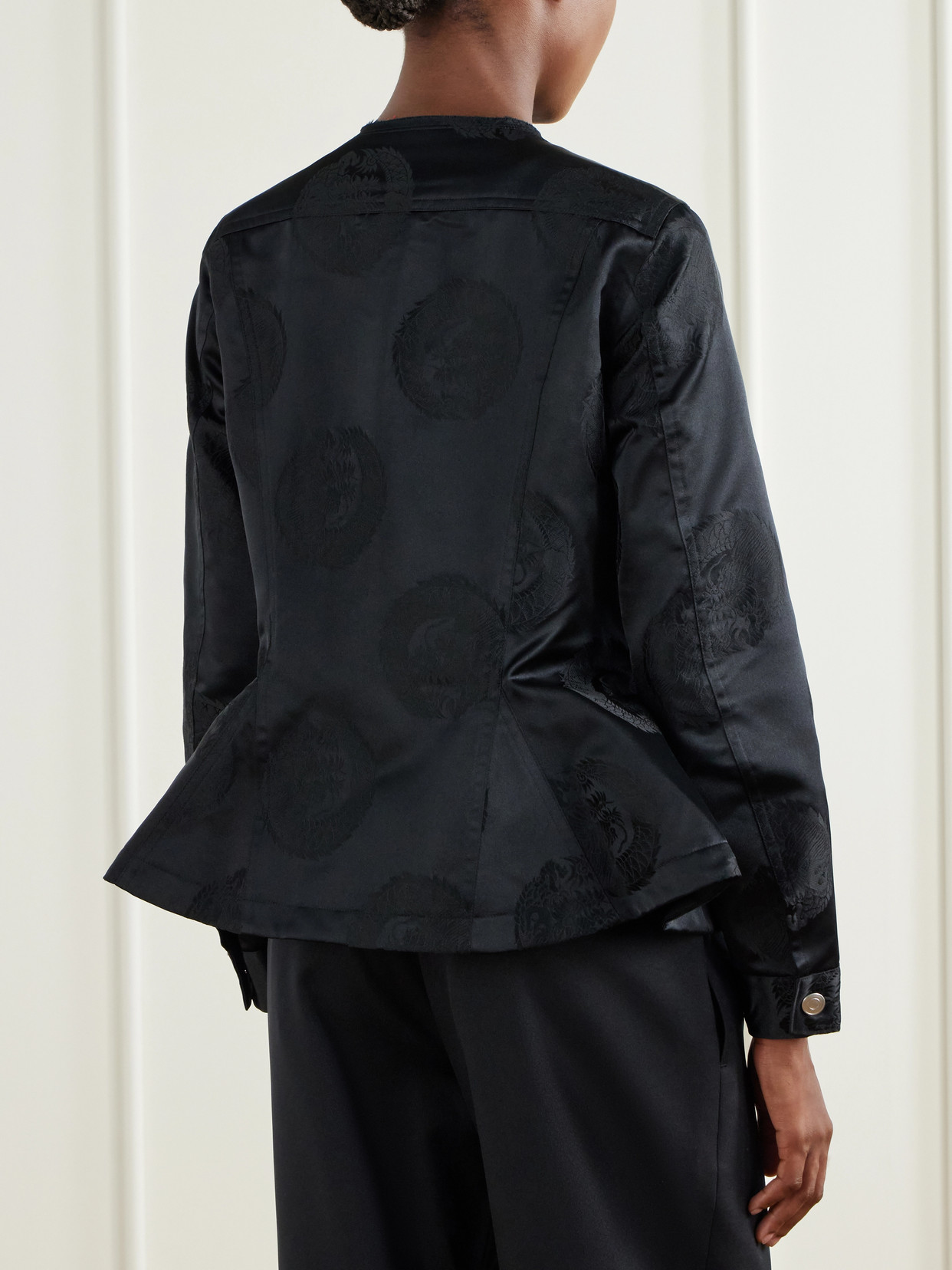 Comme Des Garçons Comme Des Garçons - Paneled Peplum Jacket