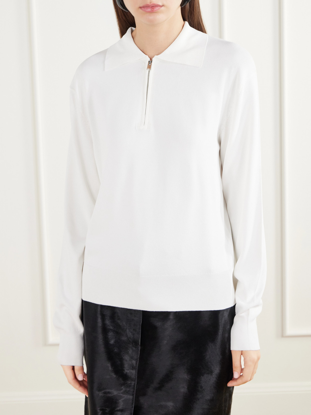 The Keaton Jersey Half-Zip Sweater