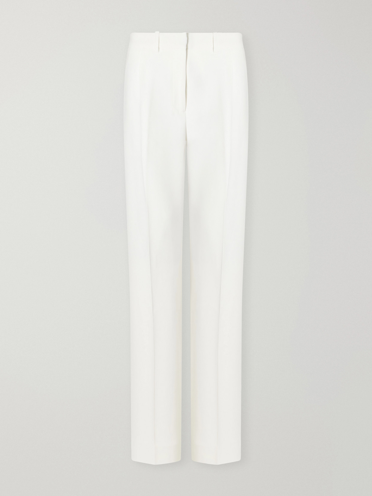 Brandon Maxwell The Irving Pleated Crepe Tapered Pants In Neutrals