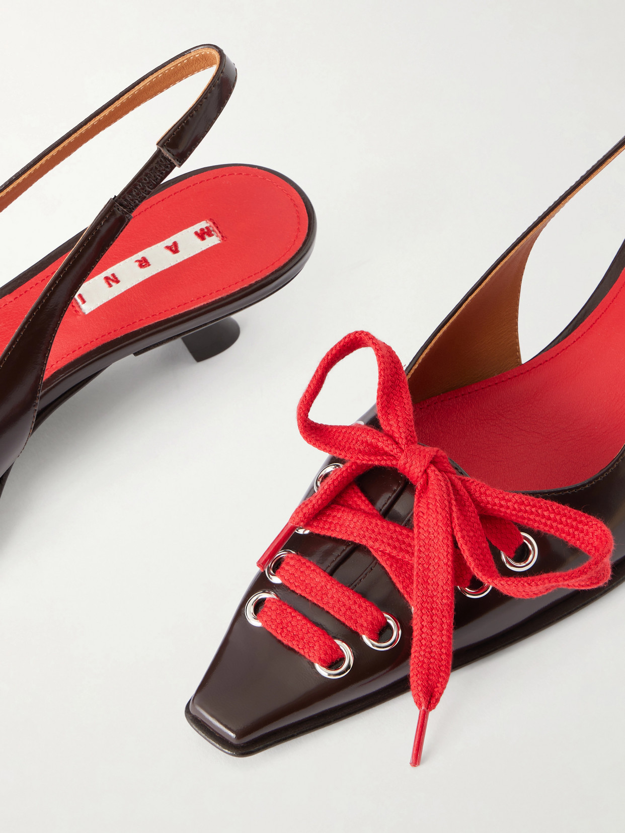 Kat Lace-Up Slingback