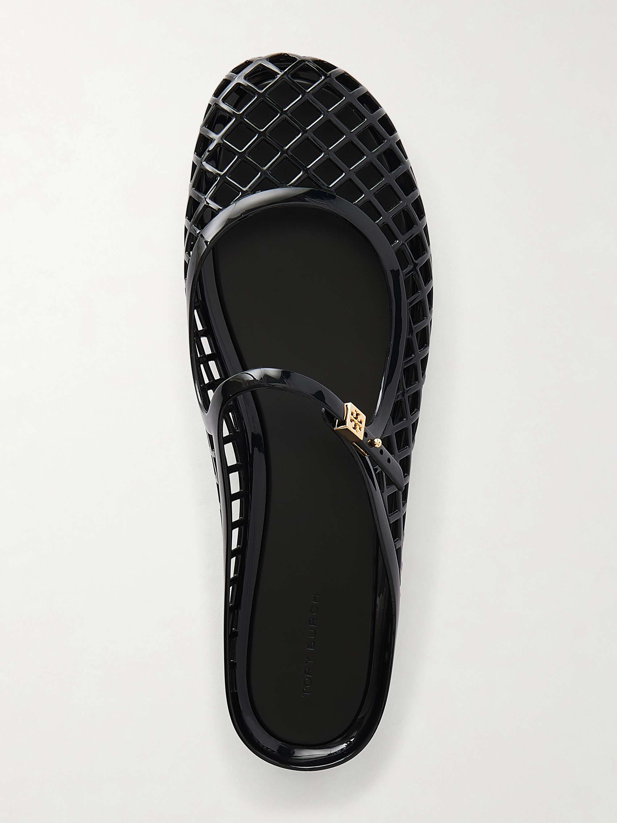 TORY BURCH Mellow logo-embellished rubber sandals | NET-A-PORTER