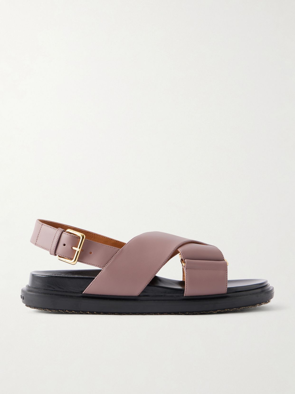 Marni Fussbett two-tone leather slingback sandals