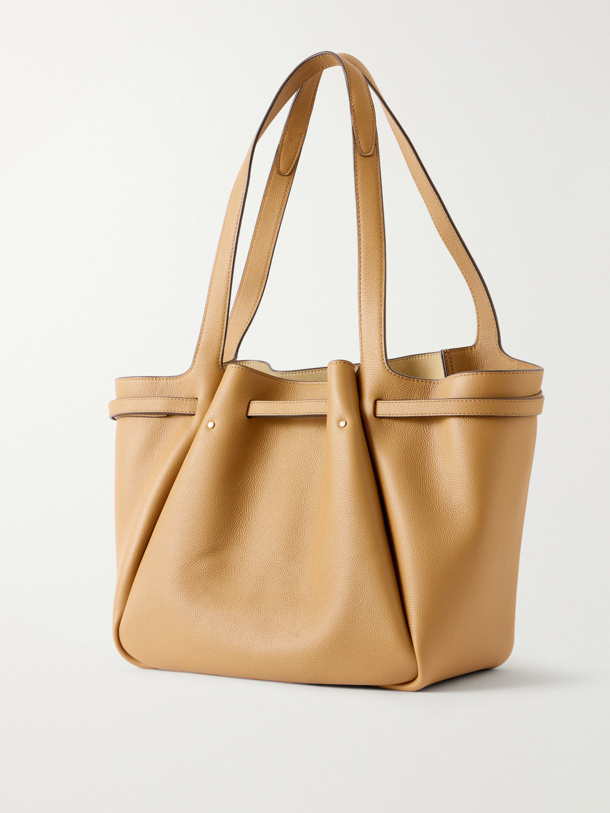 Romy Textured-Leather Tote