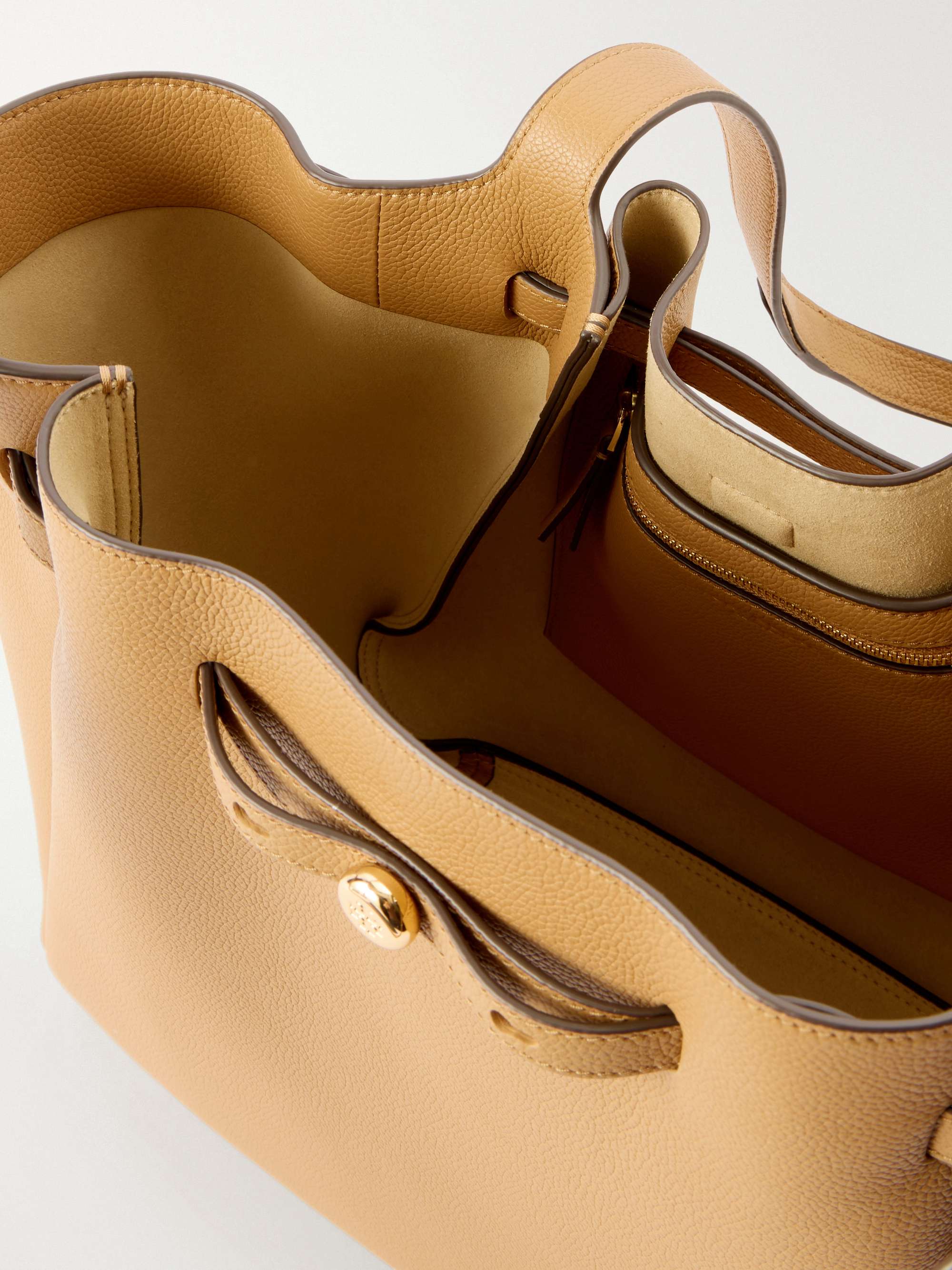 TORY BURCH Romy textured-leather tote | NET-A-PORTER
