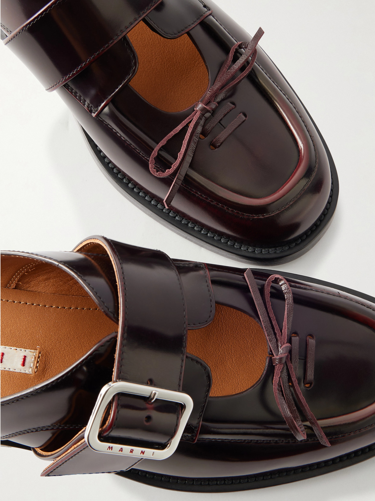 Sabot Leather Slip-Ons