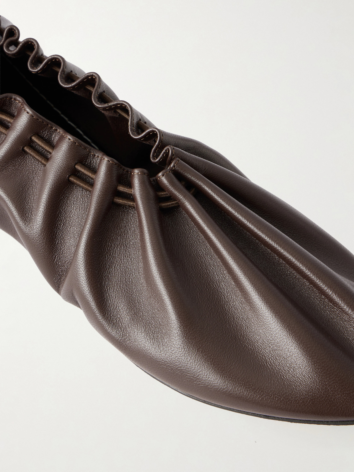 Rue Gathered Ballet Flats