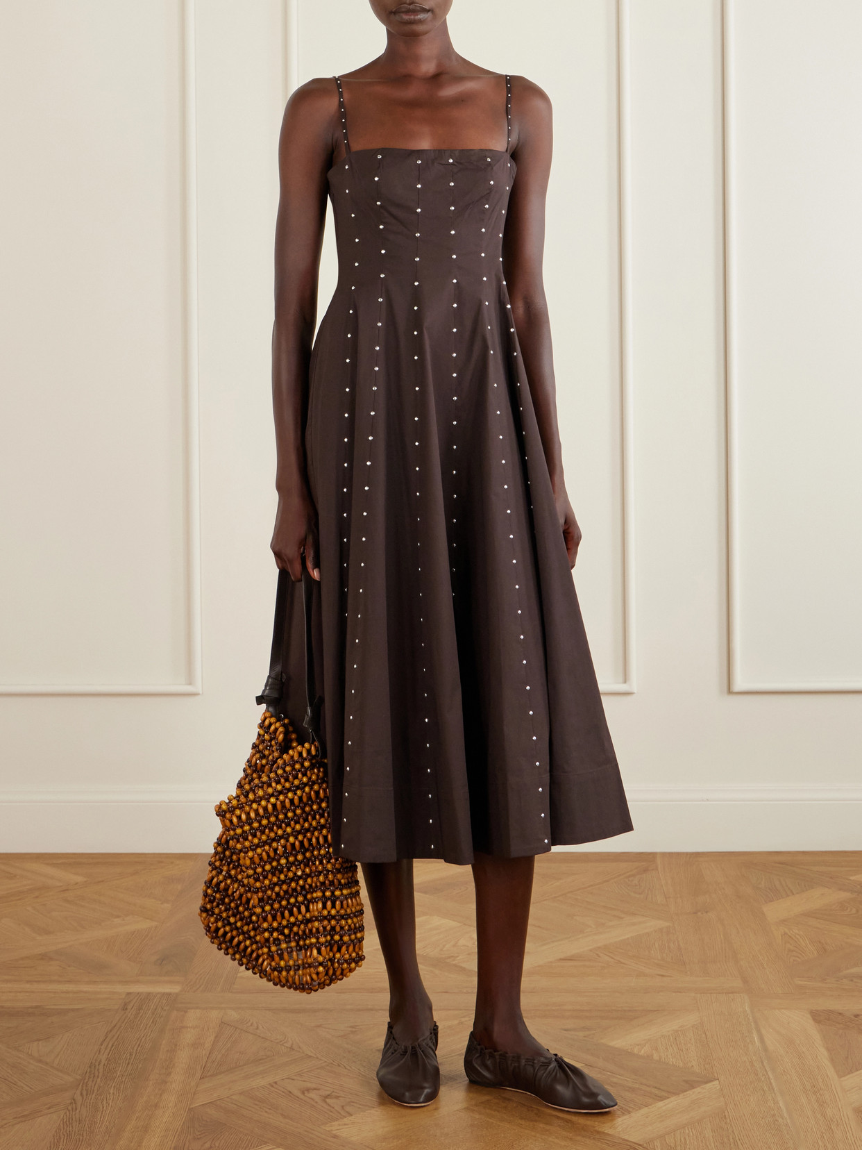 Rue Gathered Ballet Flats