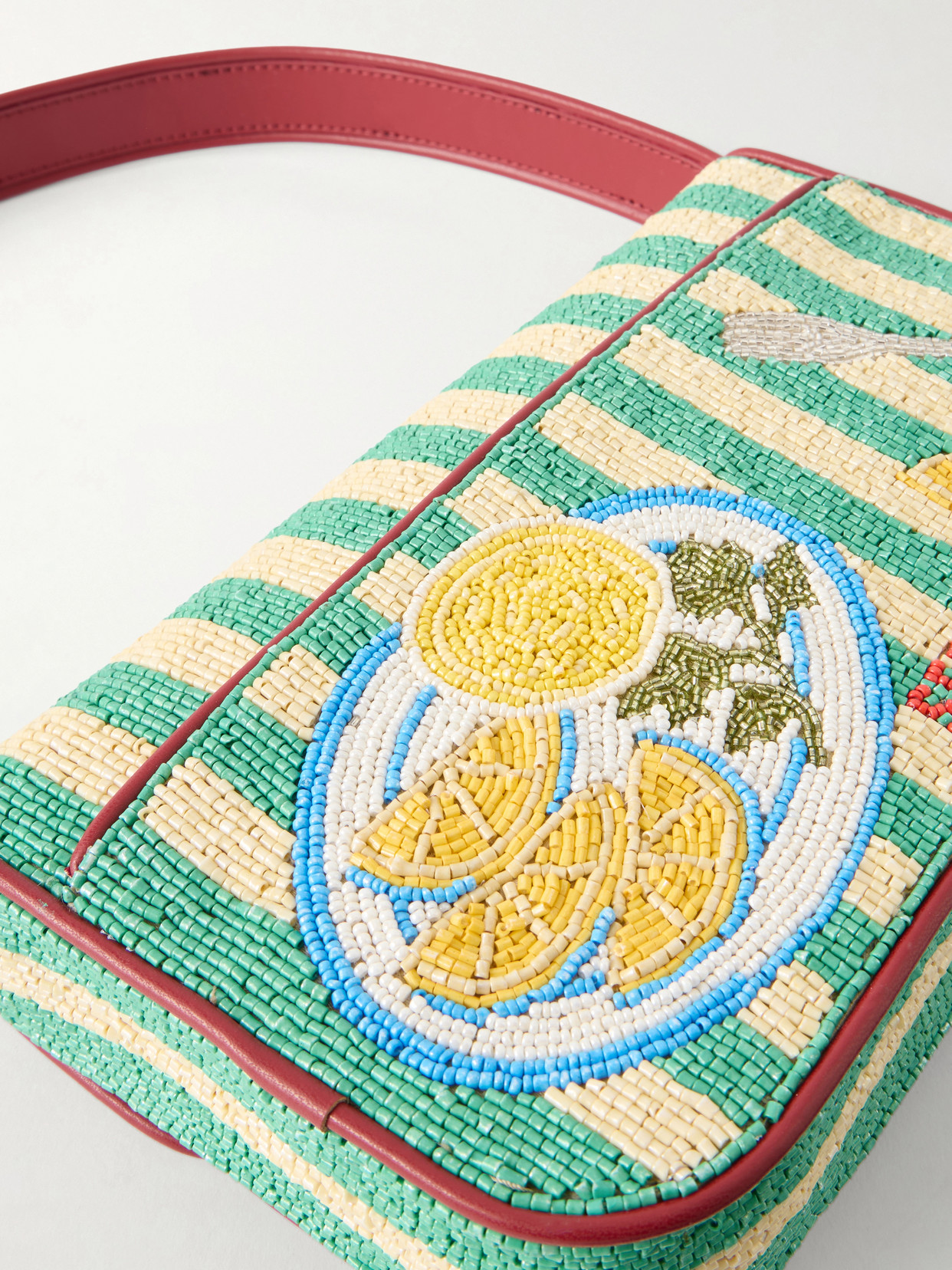 Tommy Bead-Embellished Shoulder Bag