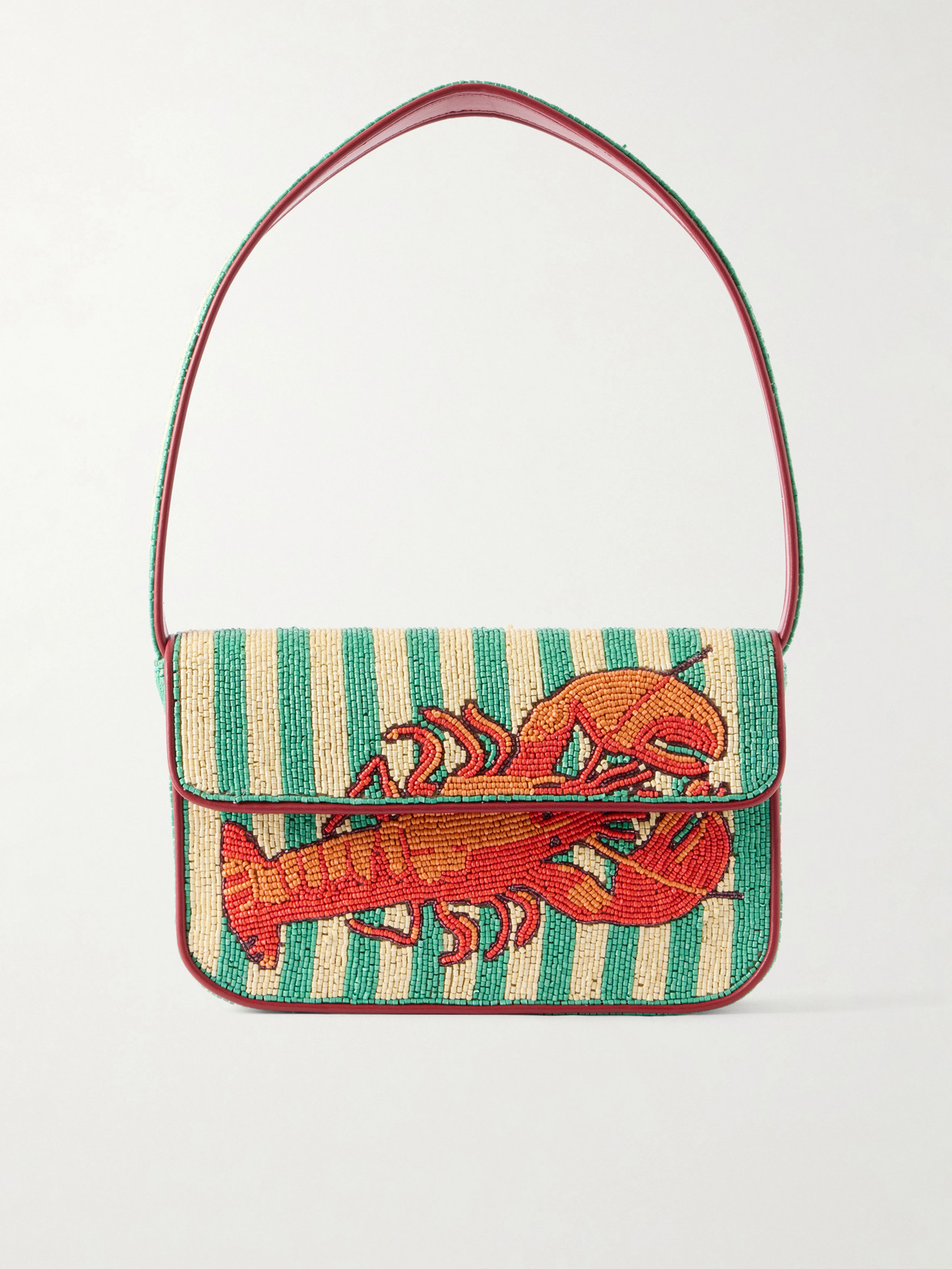 Tommy Bead-Embellished Shoulder Bag