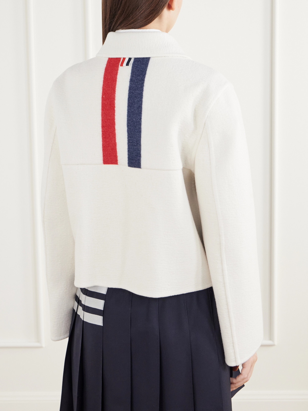 Cropped Wool And Cashmere-Blend Felt Jacket