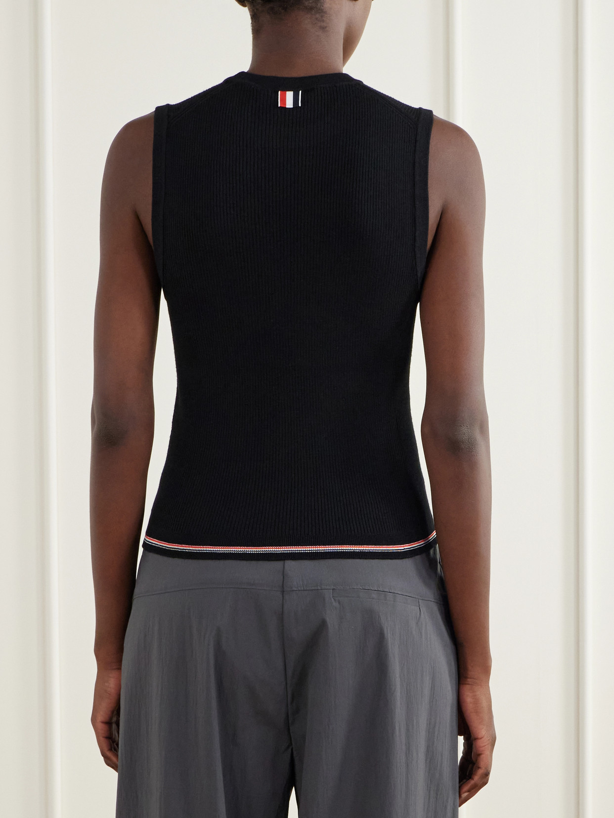Ribbed Merino Wool Tank