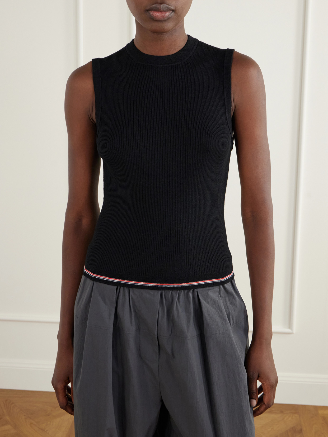 Ribbed Merino Wool Tank