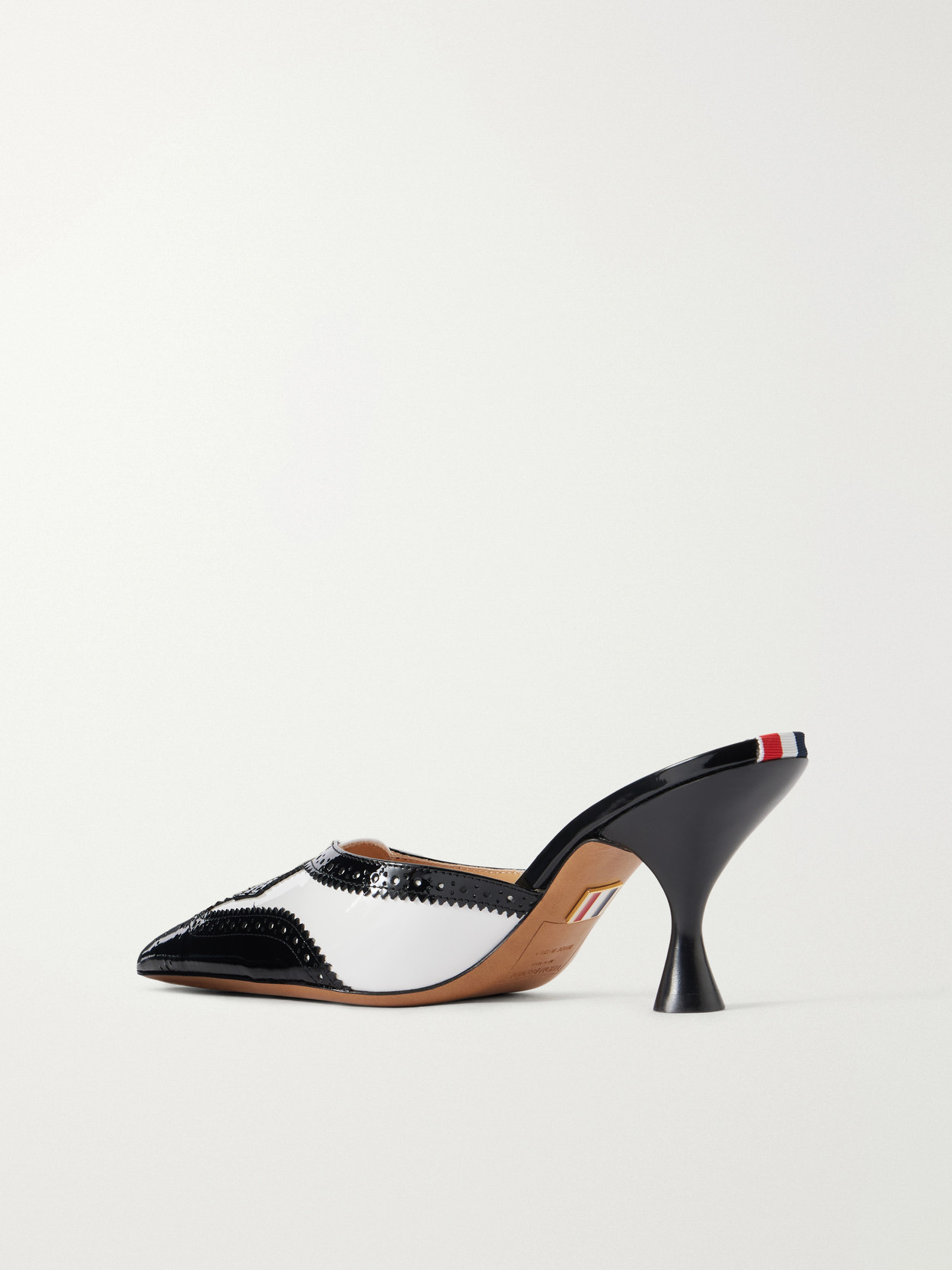75 Two-Tone Lace-Up Pumps