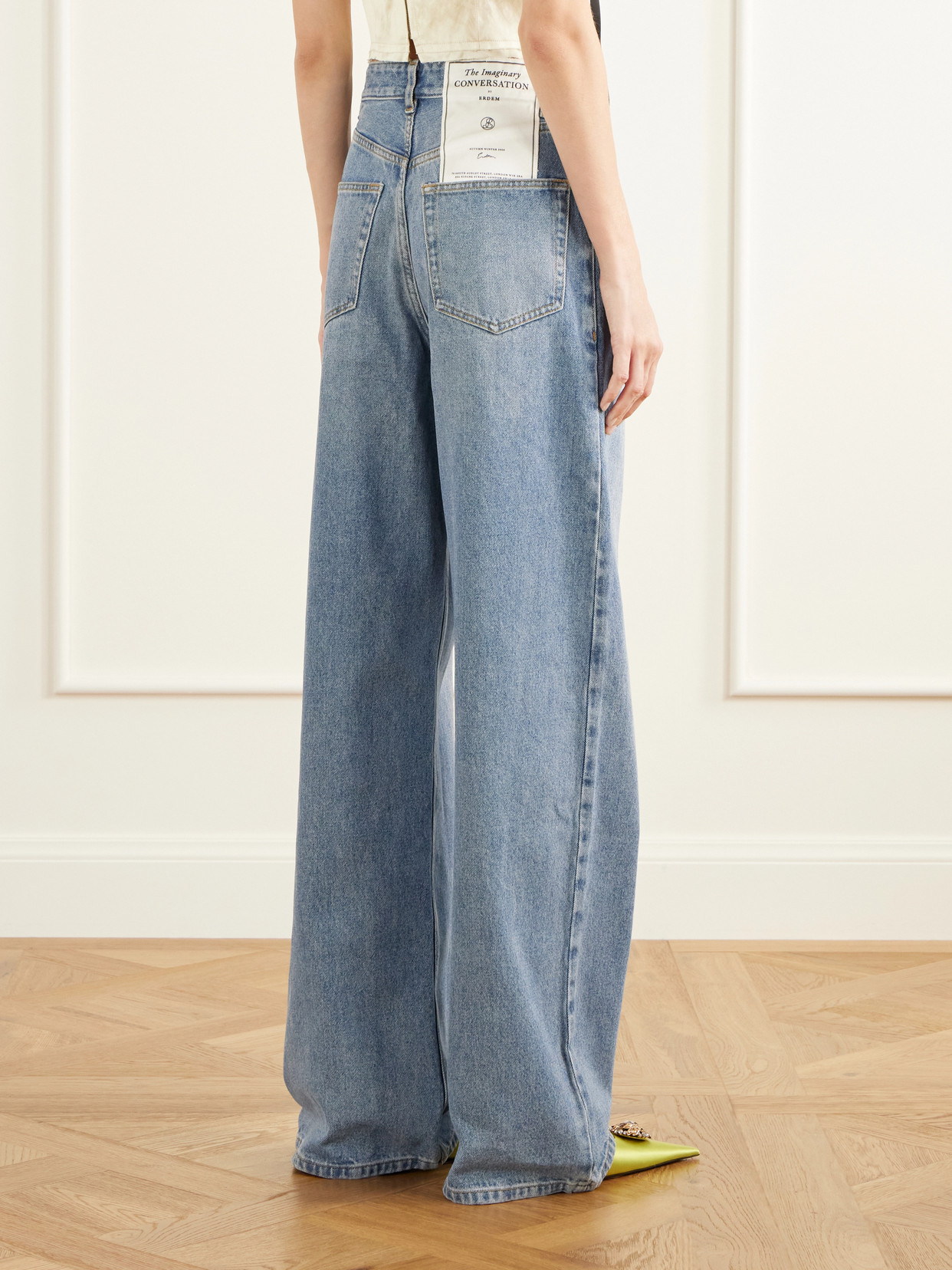 Mid-Rise Wide- Leg