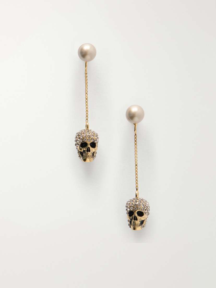 McQueen tone Crystal Earrings