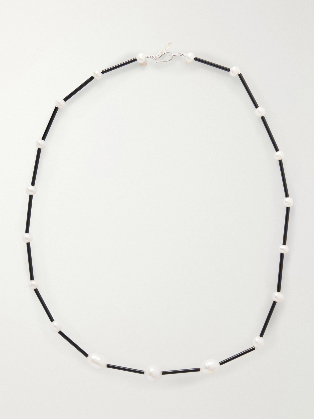 Sophie Buhai Osiris Silver, Pearl And Glass Necklace In Pink